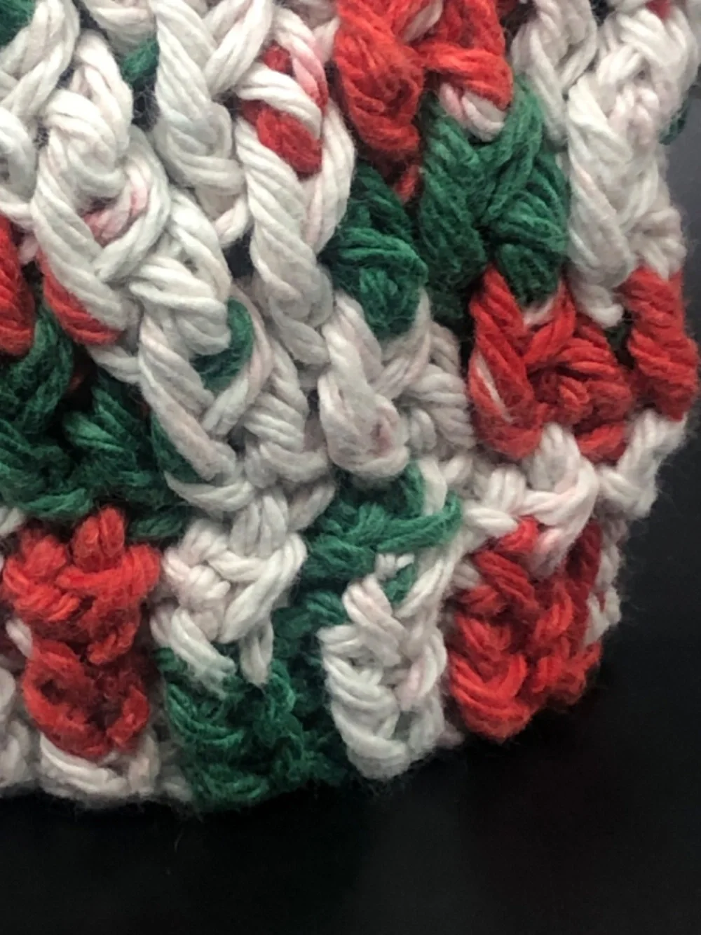 Christmas Holiday Crochet Mini Chunky Sweater Ornament, Gift Tag, Gift Tag, 3”x5